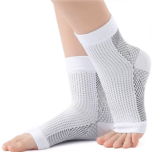 Orthopädische Kompressionssocken - weiss