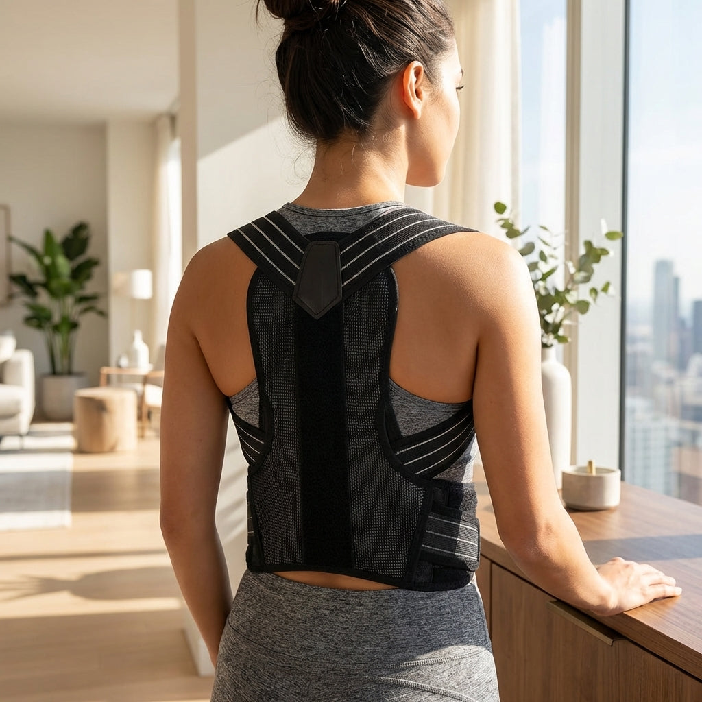 Orange Care Ceinture de soutien dorsal Premium, noir