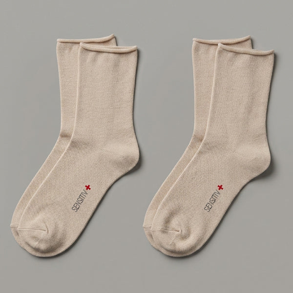 Chaussettes élégantes sensitives, 2 paires