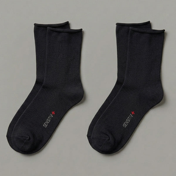 Chaussettes élégantes sensitives, 2 paires