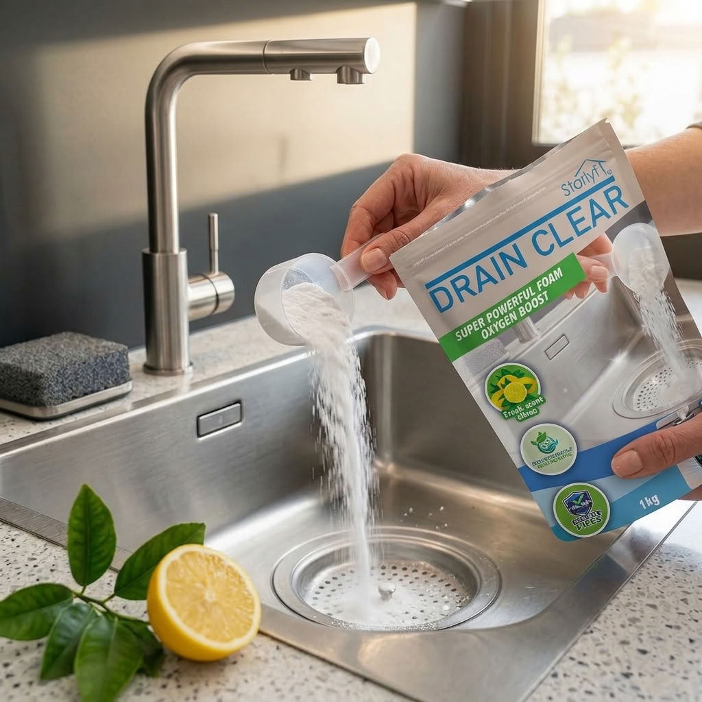 Starlyf Drain Clear Kraftvoller Abflussreiniger mit Sauerstoff‑Power