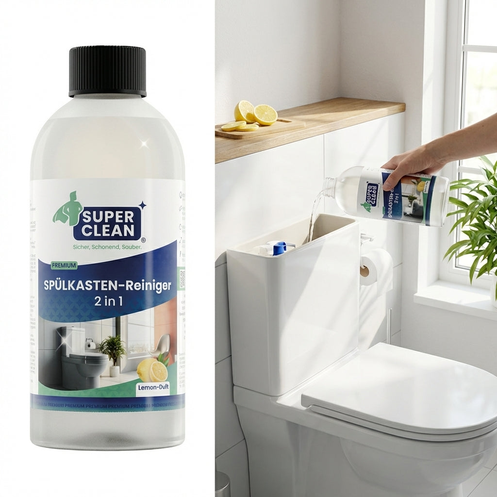 Super Clean 2 in 1 Spülkasten-Reiniger mit lemon duft