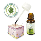 Thuja Skincare-Fluid auf Warze auftragen