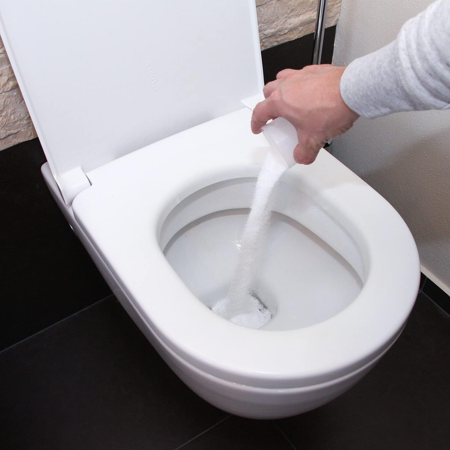 Toilette reinigen mit dem WC Zauberschaum