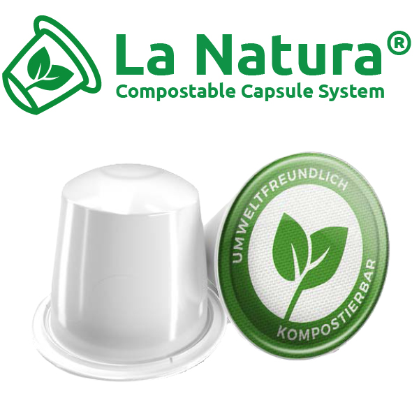 Capsule de café compostable La Natura