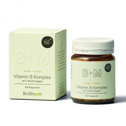 Complexe de vitamines B avec graines germées - body + mind, 60 gélules 