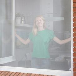 Insektenschutz für Fenster, 150x130 cm mit Magnetbefestigung 