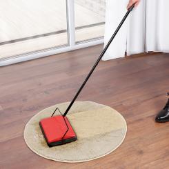 Balai manuel pour tapis, rouge 