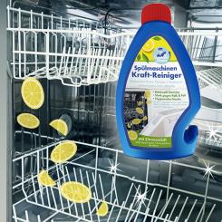 Captain Clean Spülmaschinen Kraft-Reiniger mit Zitronenduft, 250 ml 