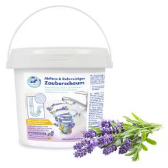 Captain Clean Abfluss- und Rohrreiniger Zauberschaum mit Lavendelduft, 1 kg 