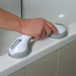 Vital Comfort Barre d'appui pour salle de bain avec 2 ventouses 