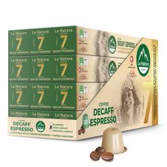 Decaff Espresso - 120 capsules de café Homecompost - La Natura 