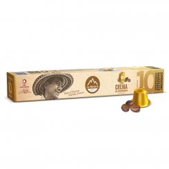 Crema - 10 Kaffeekapseln Alu - La Natura 