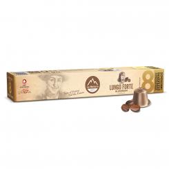 Lungo Forte - 10 Kaffeekapseln Alu - La Natura 