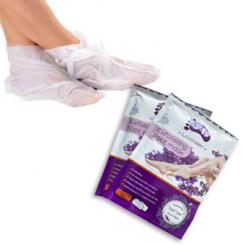 Lavendel Fussmaske zur Hornhautentfernung (2 Paar) 