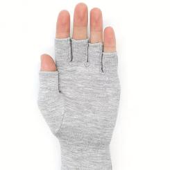 Gants de compression en bambou, gris clair 