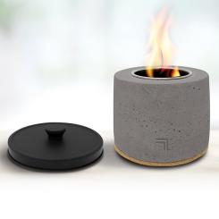Tischfeuerschale aus Beton 