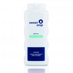 SweatStop Fusspuder mit Menthol & Aloe Vera für trockene Füsse, 100g 