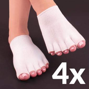 4 Paar Soft Gel Revolution Socken 