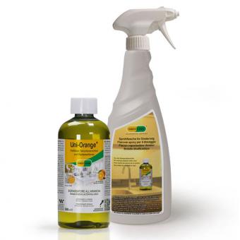 Obenland Uni-Orange-Plus Nettoyant a l'odeur oranges, 500 ml de concentré plus vaporisateur 