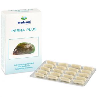 Perna Plus Grünlippenmuschel Pulver, 60 Kapseln 