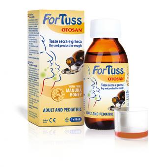 Sirop contre la toux Otosan Fortuss, 180 ml 
