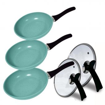 Pfannenset "Jade", 5teilig 