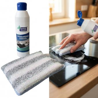 Super Clean Kochfeldreiniger 250 ml inkl. Magic Schwamm 