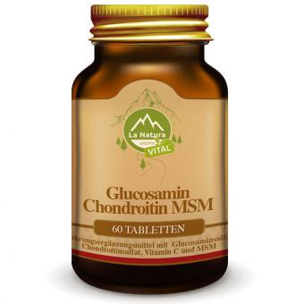 Glucosamin Chondroitin MSM - 60 Tabletten - La Natura Lifestyle Vital 