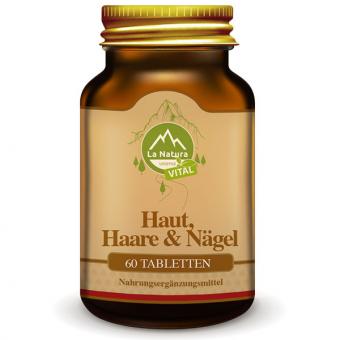 Haut, Haare & Nägel - 60 Tabletten - La Natura Lifestyle Vital 
