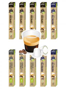 La Natura BIO Espresso Set - 100 Kaffeekapseln 