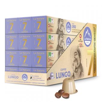 Lungo - 120 capsules de café Homecompost - La Natura 