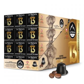 Espresso Intenso - 120 capsules de café Alu - La Natura 