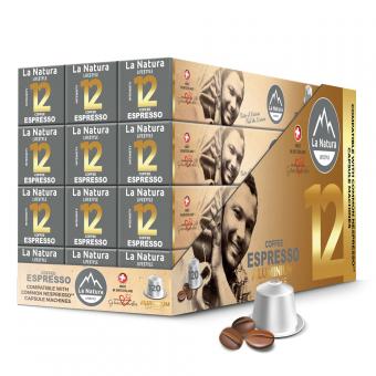 Espresso - 120 capsules de café Alu - La Natura 