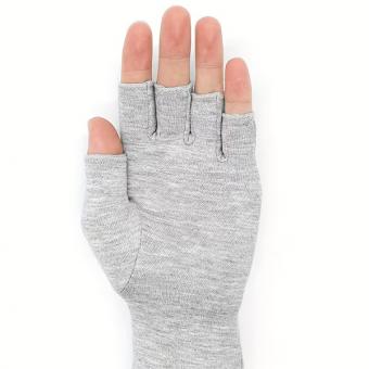 Gants de compression en bambou, gris clair 