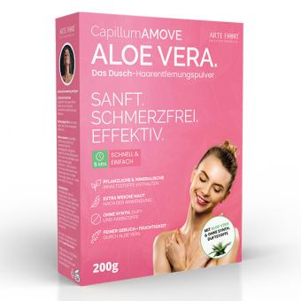 Capillum AMOVE Aloe Vera, Dusch-Haarentfernungspulver, 200 gr. 