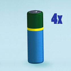 Batterien-Set 4Stk. AA (LR6) 