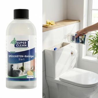 Nettoyant 2 en 1 pour réservoirs de chasse d'eau Super Clean "parfum citron", 500 ml 