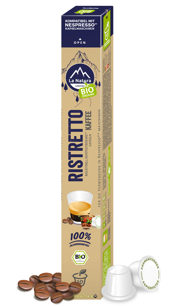 Ristretto BIO - 10 capsules de café - Trendmail